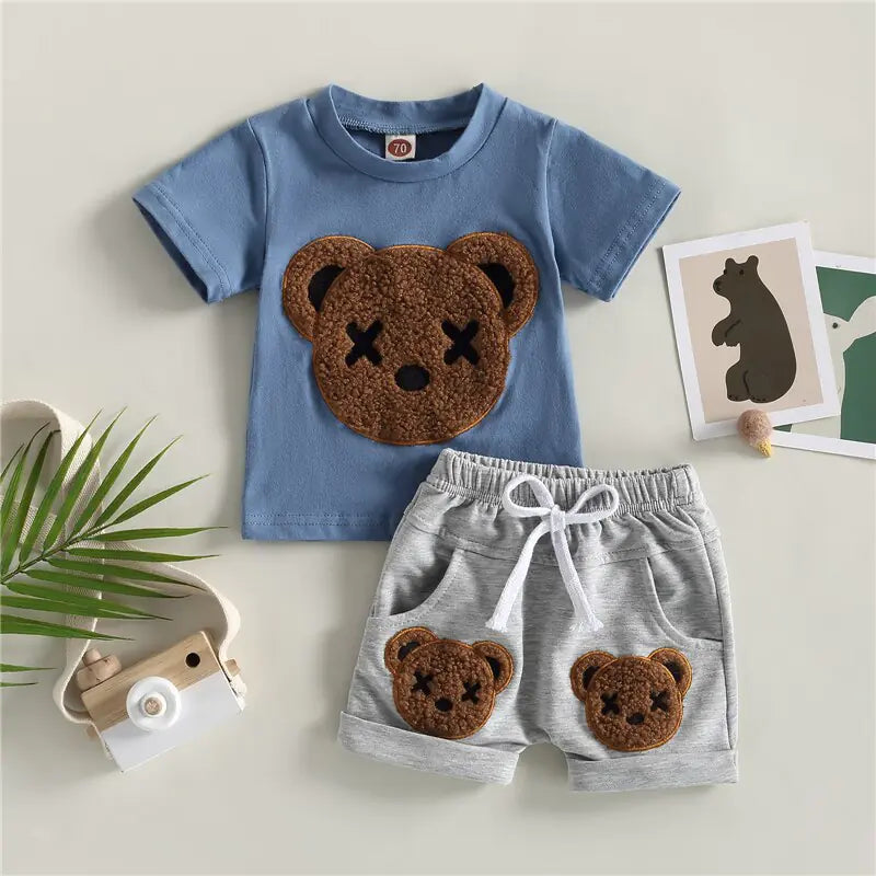 Conjunto de oso para bebé niño