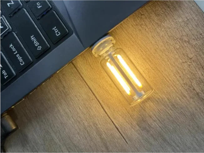 Lámpara LED retro portátil USB