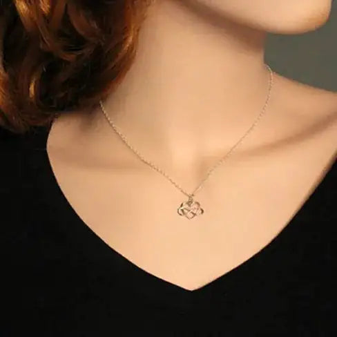 Admiration Heart & Infinity Necklace