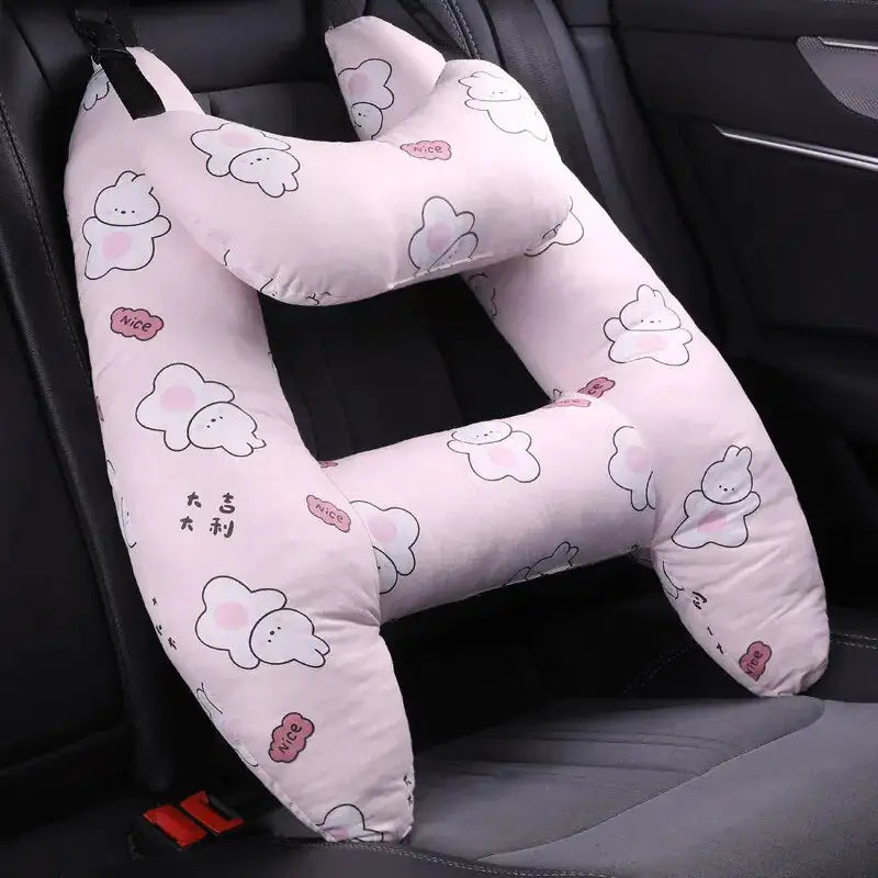 Almohada de viaje para niños en el coche