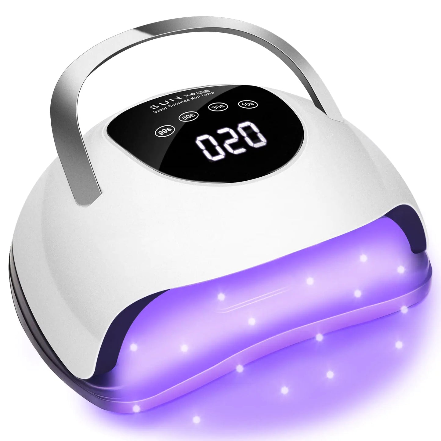 Wisdompark LED Nail Lamp 220W for Gel Nails