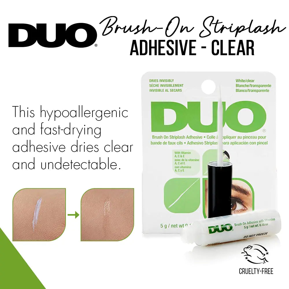 DUO Brush-On Strip Lash Adhesive with Vitamins A, C & E - 2 Pack