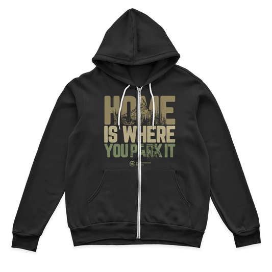 Sudadera con capucha y cremallera Home Is Your Park