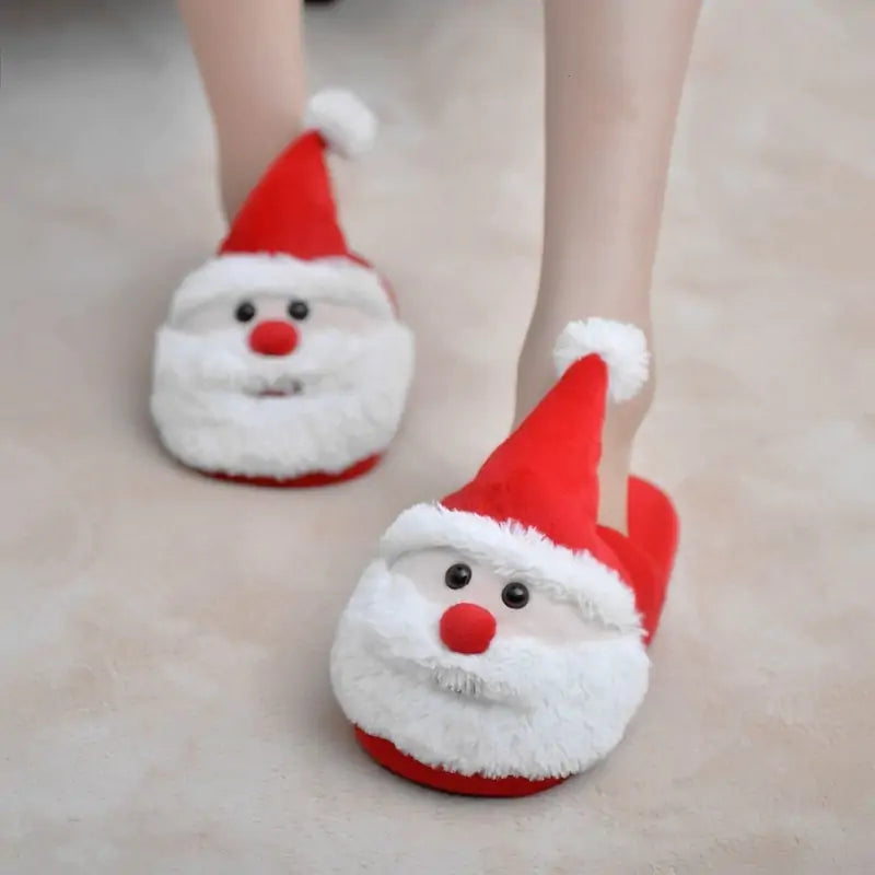 Zapatillas de casa navideñas