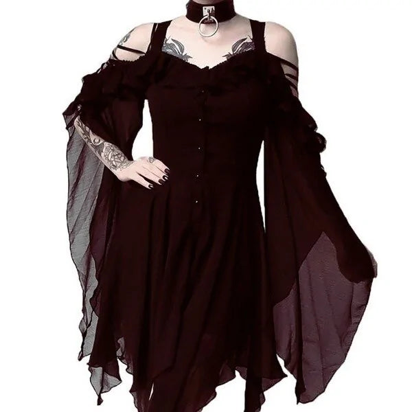 Unique Gothic Hem Dress