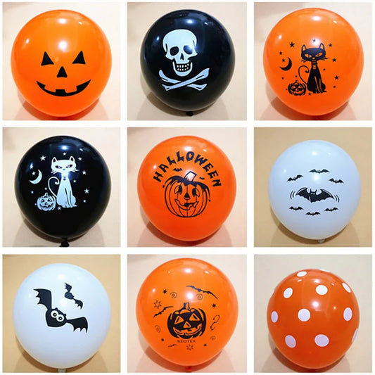 10 PC Halloween Balloons