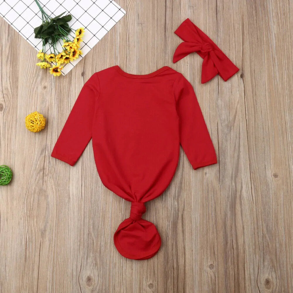 Camisón para bebé con gorro