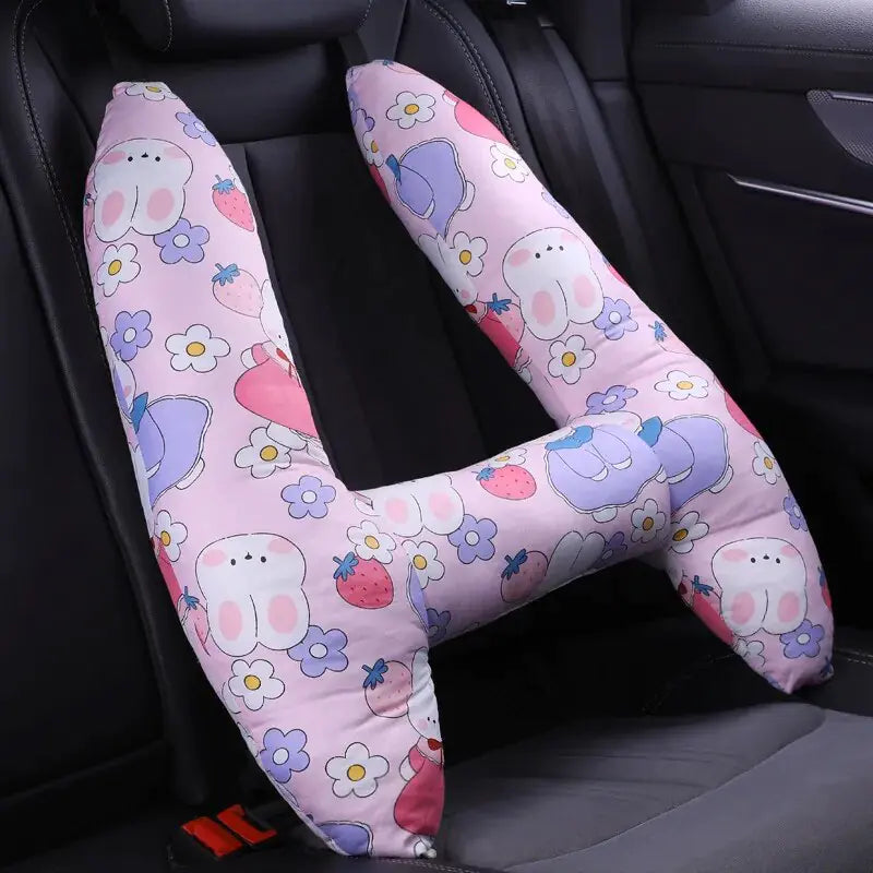 Almohada de viaje para niños en el coche