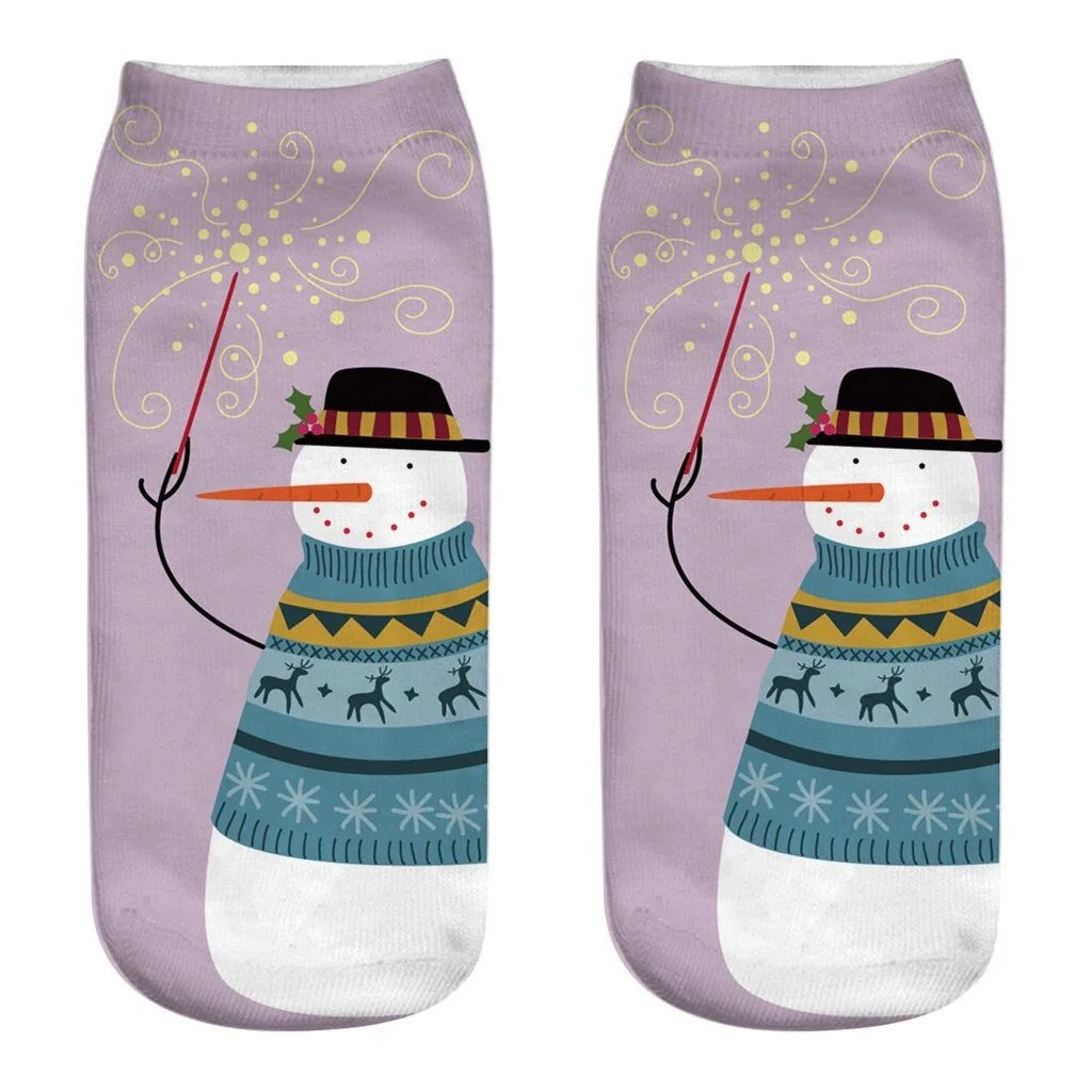 Calcetines navideños para mujer