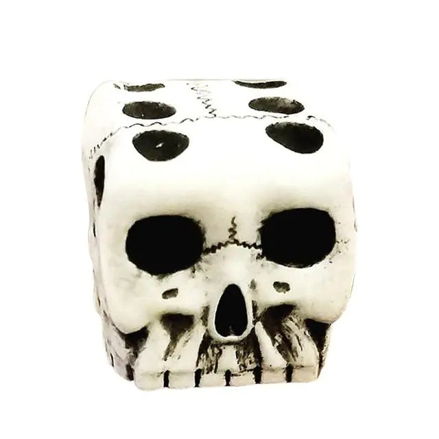 Dados de calavera de 6 caras