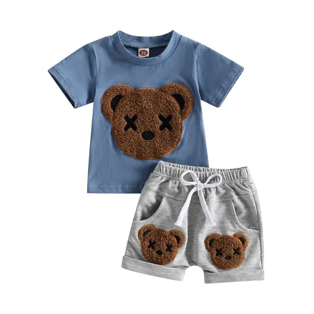 Conjunto de oso para bebé niño