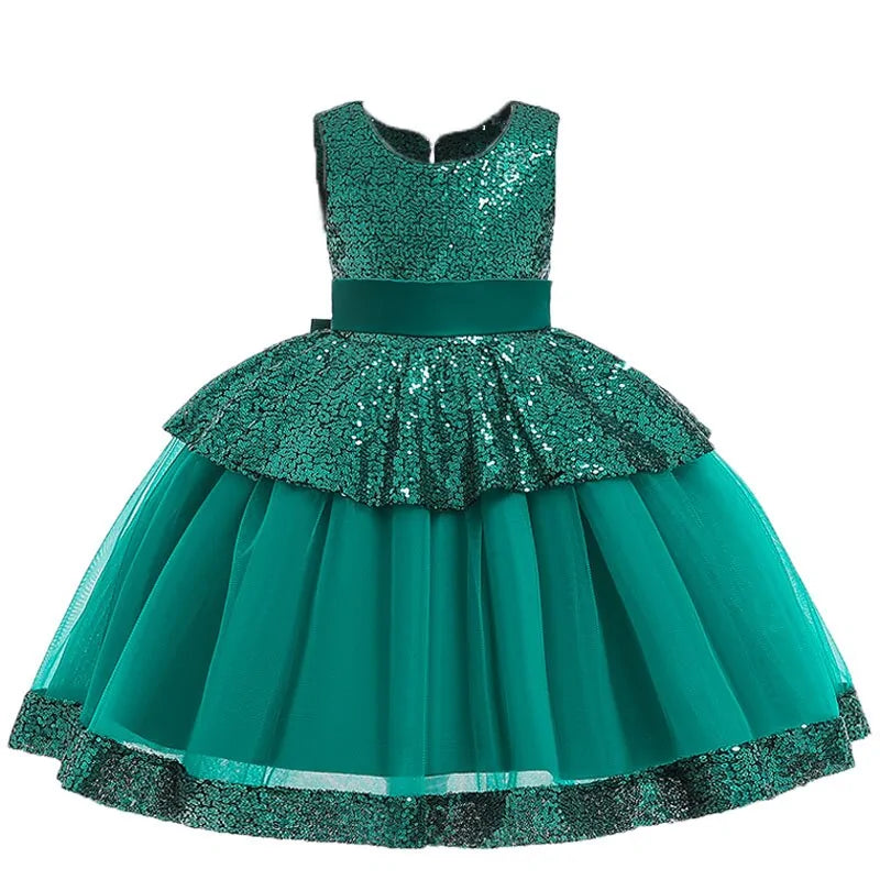 Elegant Girl's Christmas Dresses