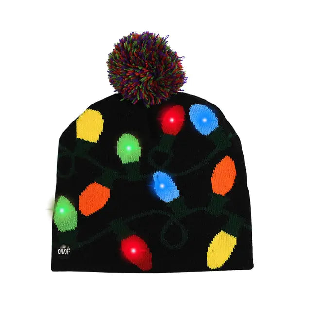 Gorro navideño LED