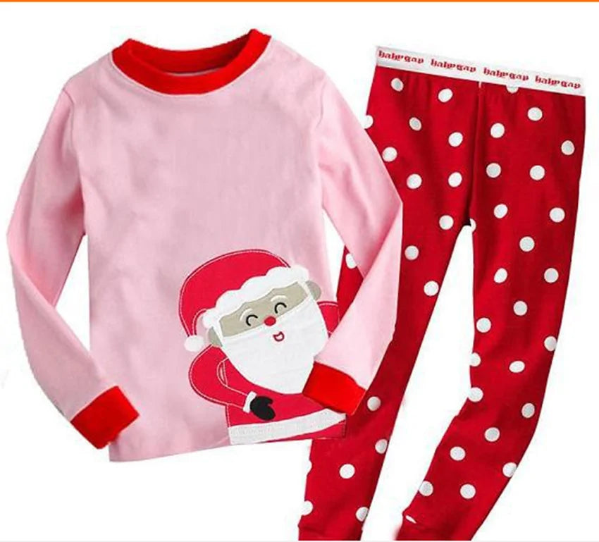 Conjunto de pijama de Papá Noel para niños