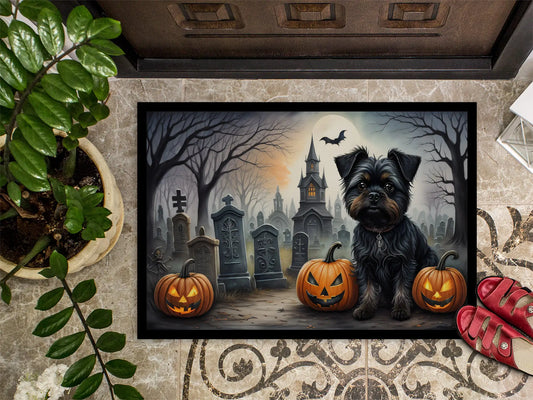 Affenpinscher Spooky Halloween Doormat