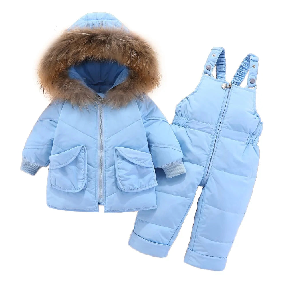 Winter Baby Snowsuit Hooded