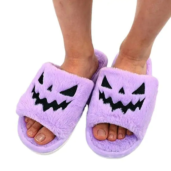 Zapatillas de calabaza de Halloween