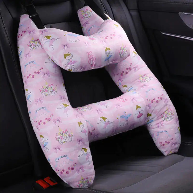 Almohada de viaje para niños en el coche