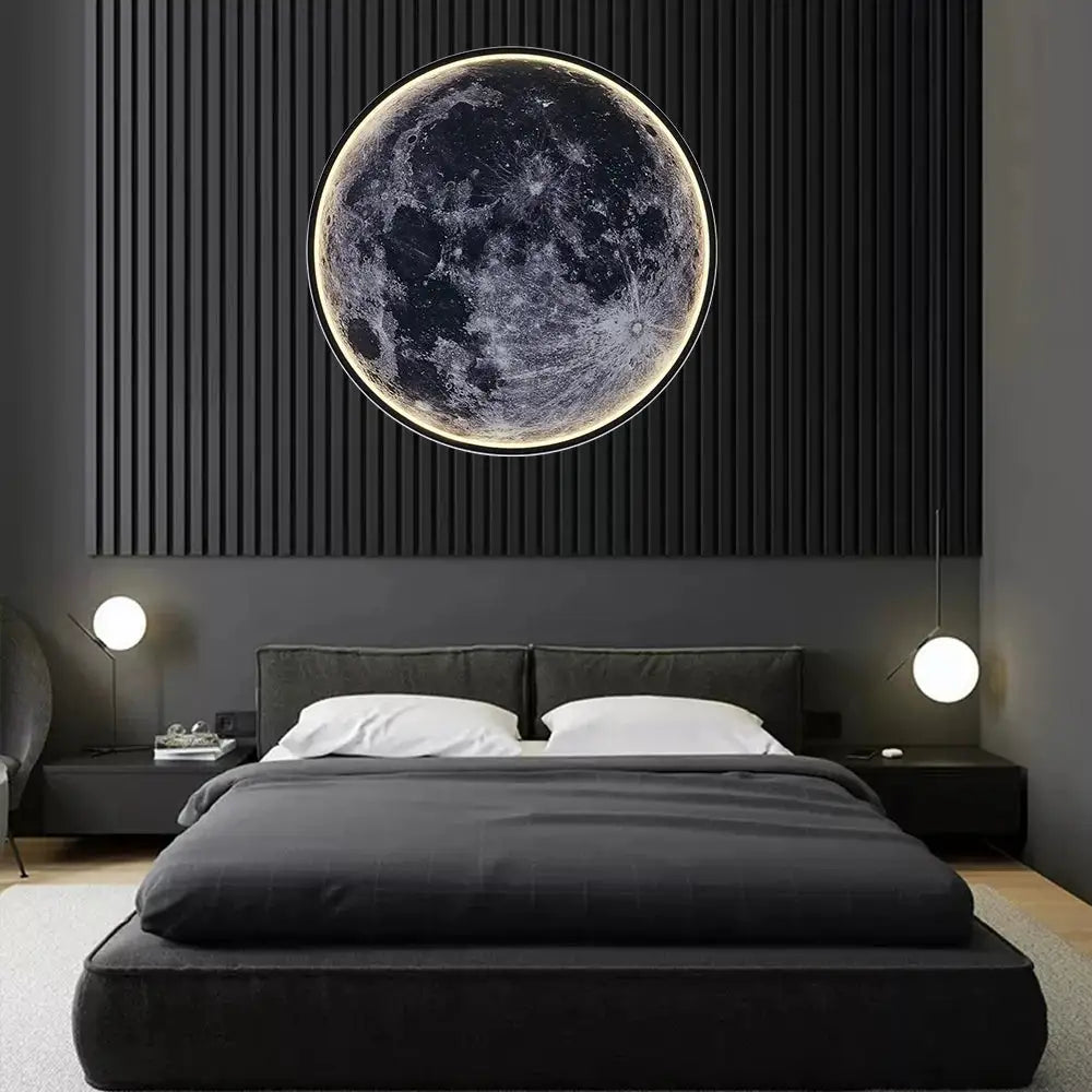 Lámpara de luna LED realista