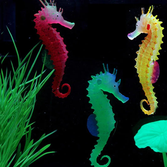 Luminous Seahorse Aquarium Decoration