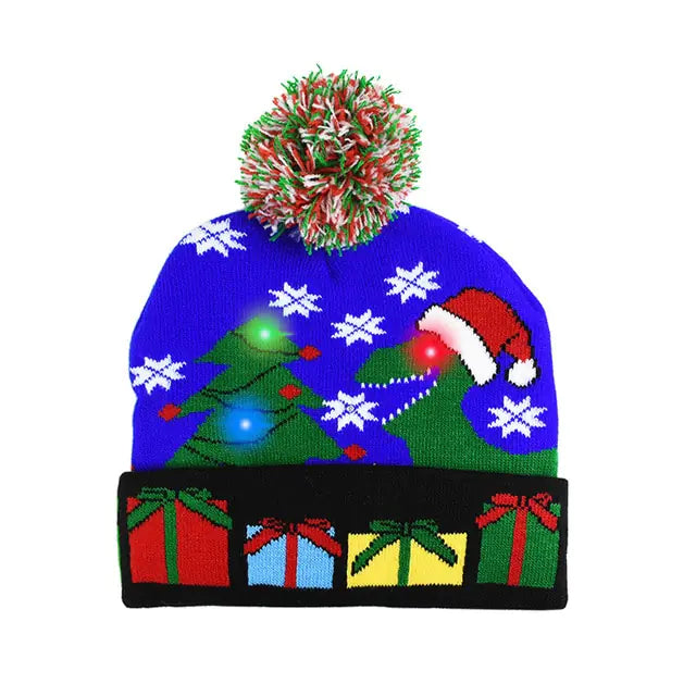 Gorro navideño LED