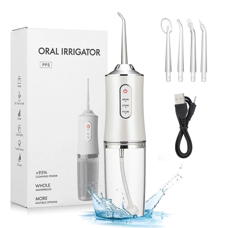 Limpiador dental irrigador a prueba de agua