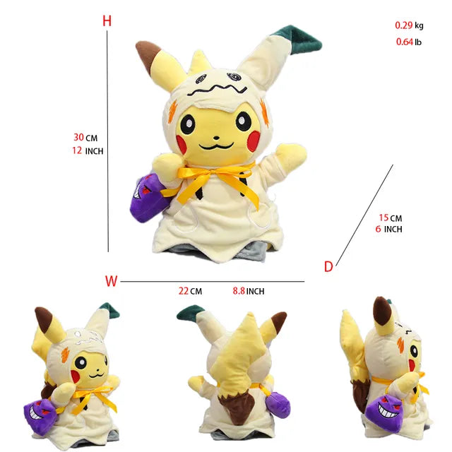 Peluche de juguete de Pokémon Pikachu