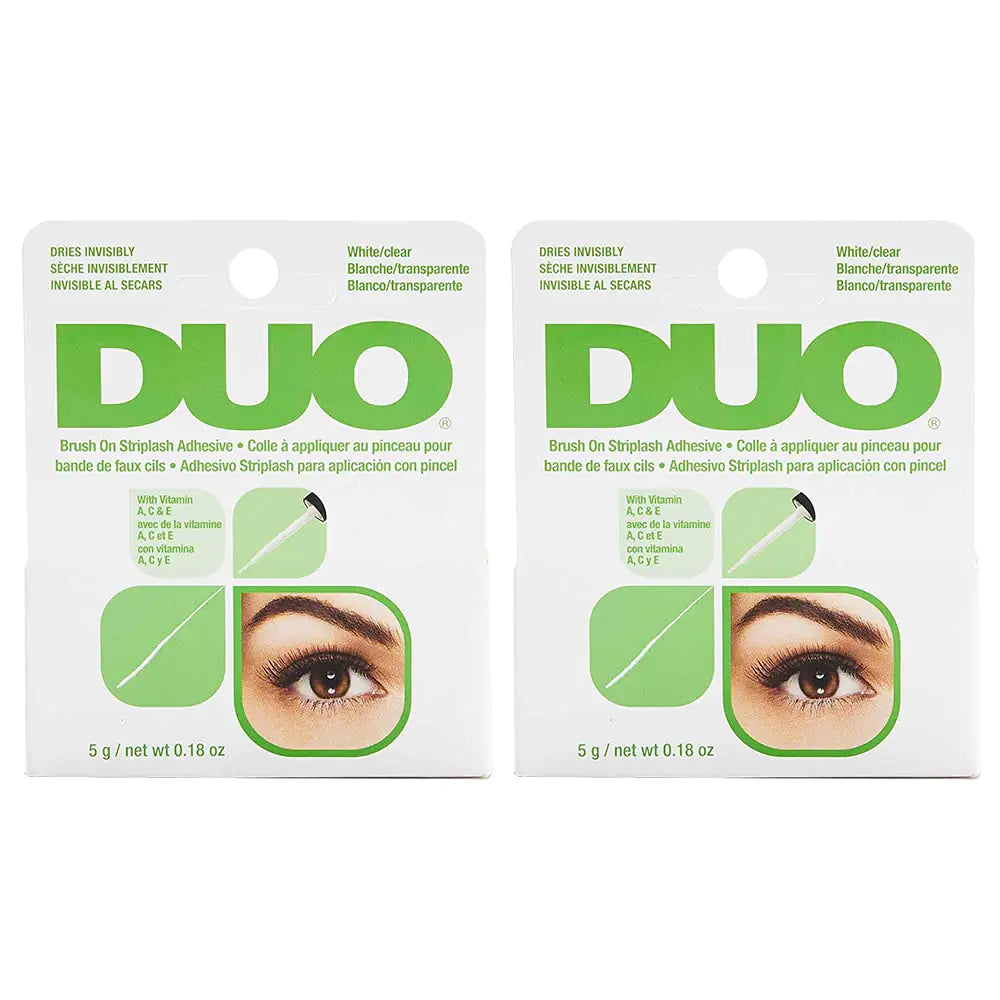 DUO Brush-On Strip Lash Adhesive with Vitamins A, C & E - 2 Pack