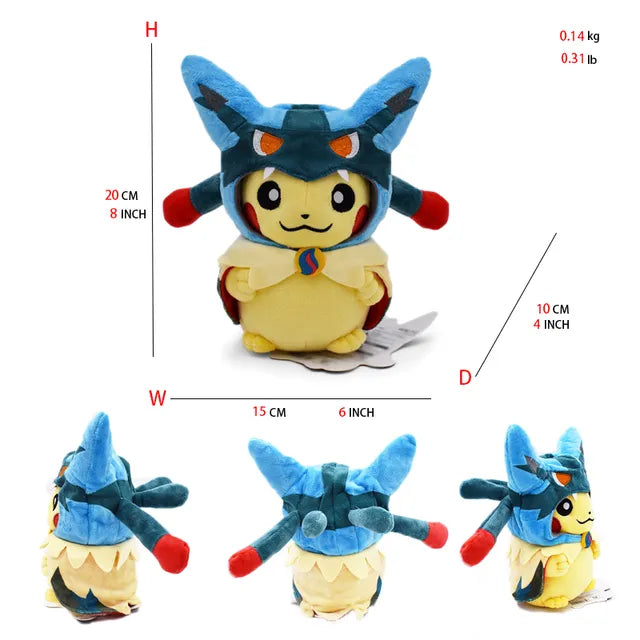 Peluche de juguete de Pokémon Pikachu