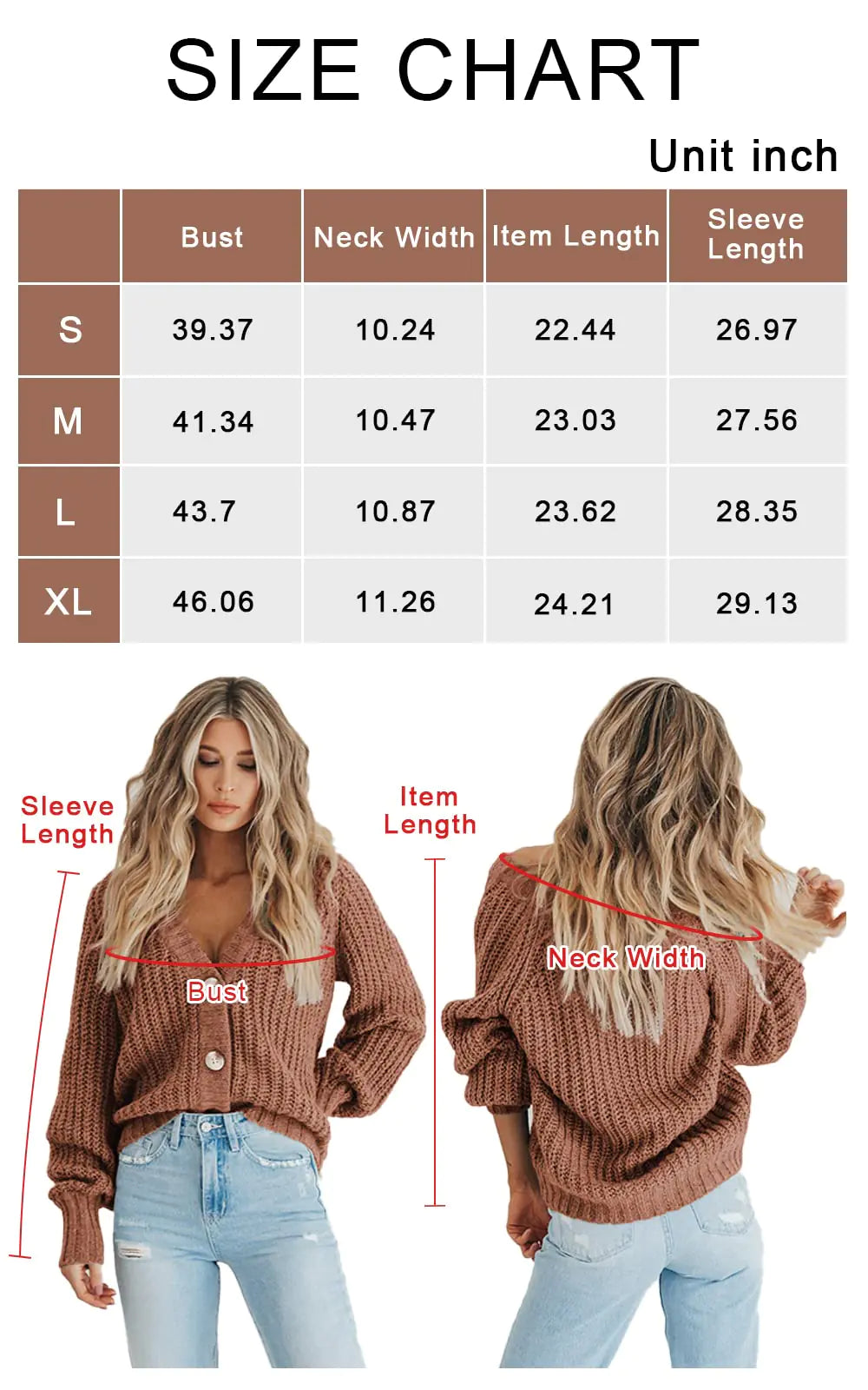 PRETTYGARDEN Women's Chunky Knit Open Front Sweater Long Sleeve Button Loose Short Cardigan Outerwear Coats Medium Orchid Mist