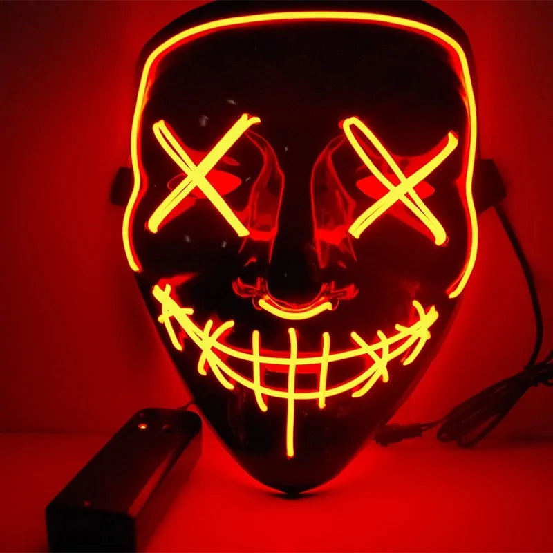 Máscara de LED de Halloween