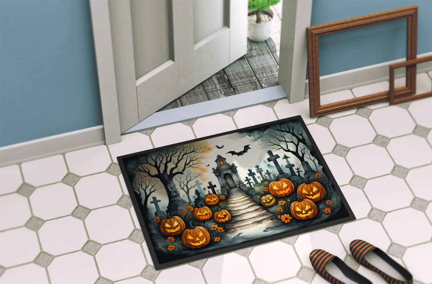 Marigold Spooky Halloween Doormat