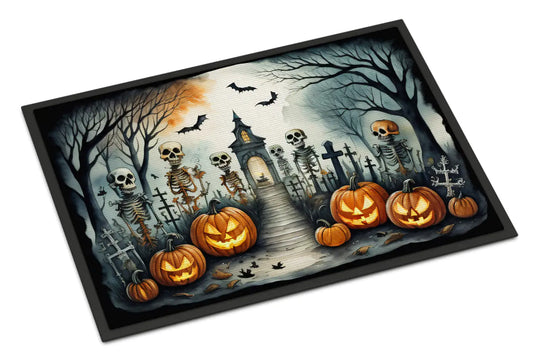 Skeleton Spooky Halloween Doormat