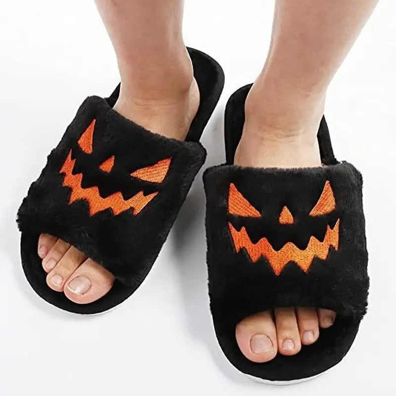 Zapatillas de calabaza de Halloween