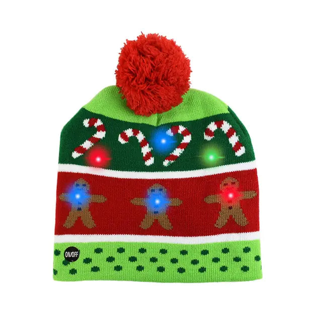 Gorro navideño LED