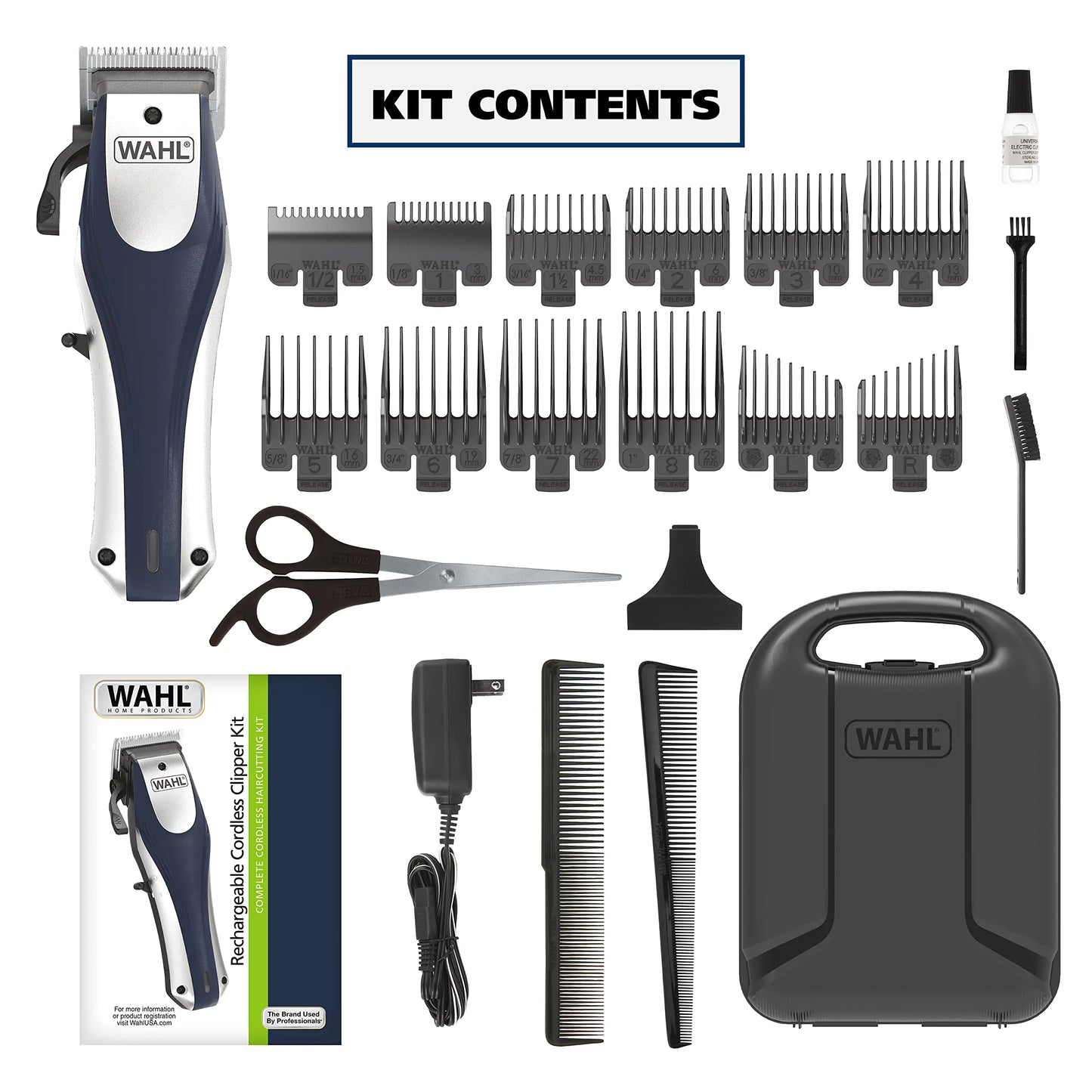 Wahl Lithium Ion Pro Rechargeable Cordless Hair Clippers