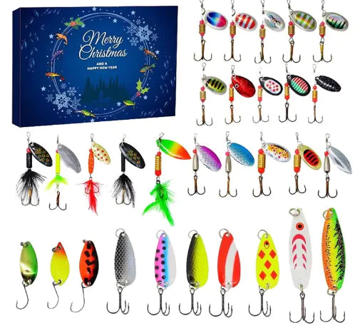 Christmas Advent Calendar Fishing Gear Set