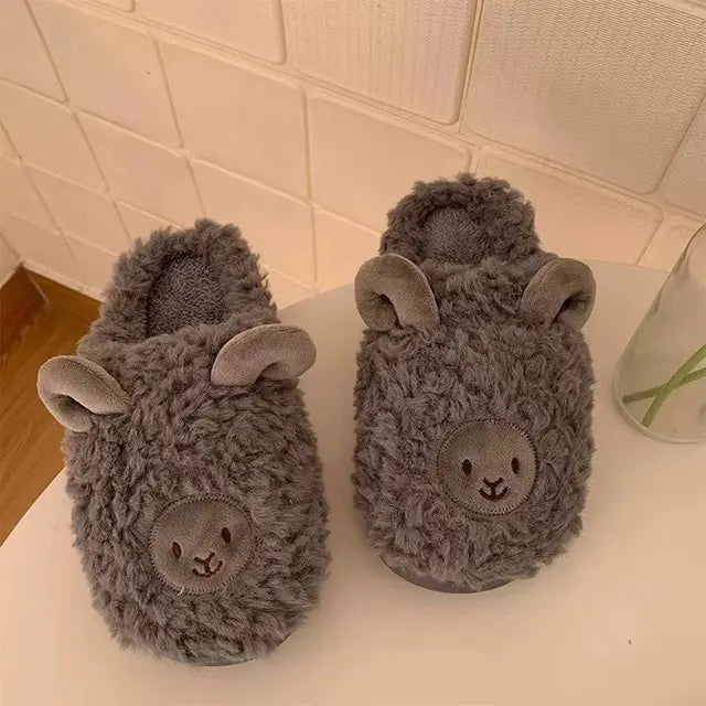 Zapatillas de casa para parejas para el invierno