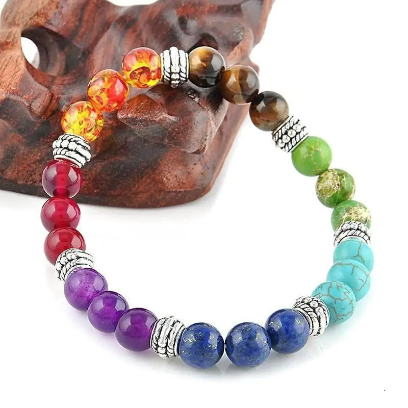 Pulsera de cristal curativo natural para la ansiedad