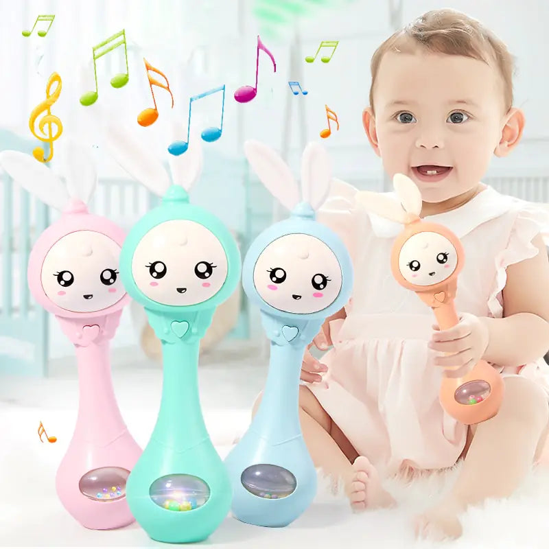 Sonajero musical intermitente para bebés