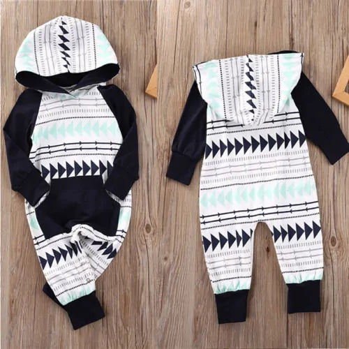 Monos para bebés, ropa con capucha