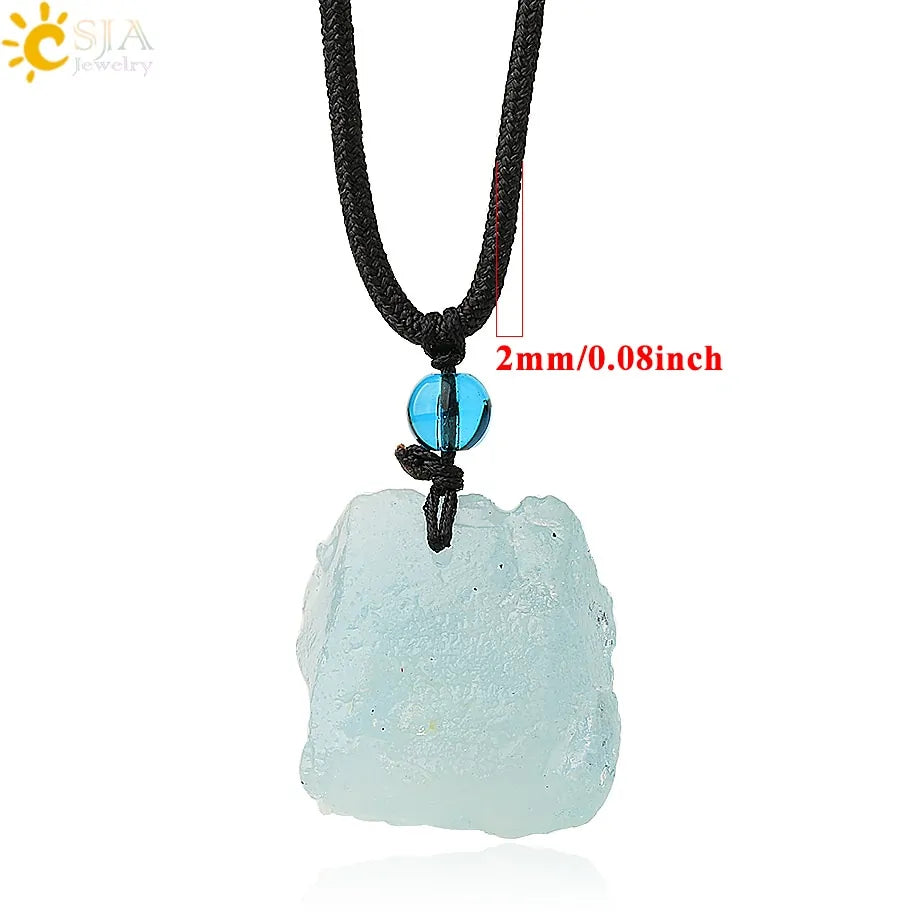 Collares de piedras curativas naturales