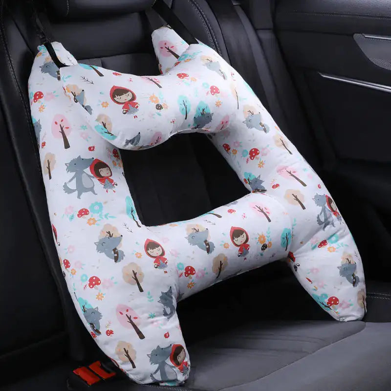 Almohada de viaje para niños en el coche