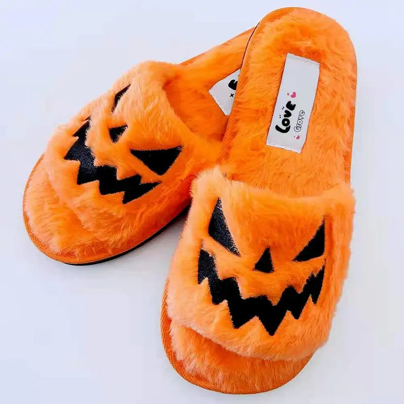 Zapatillas de calabaza de Halloween