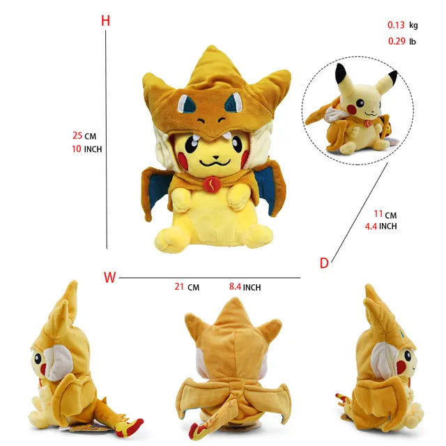 Peluche de juguete de Pokémon Pikachu