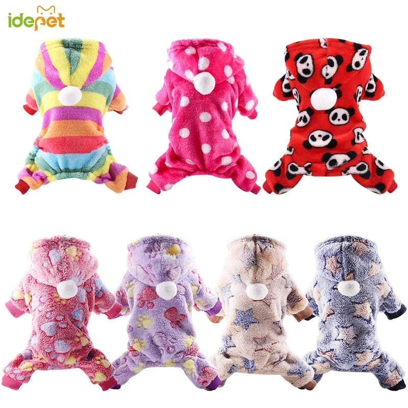 Ropa para perros Pijamas Polar