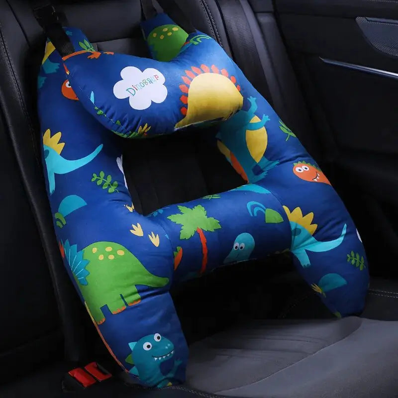 Almohada de viaje para niños en el coche