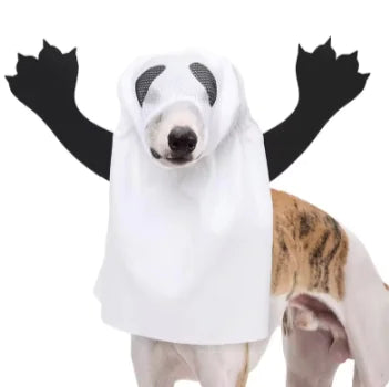 Disfraz de perro fantasma para Halloween