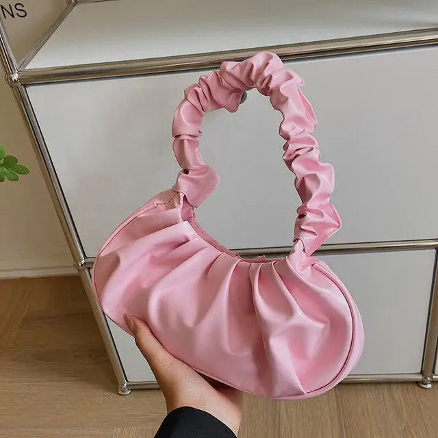 Cloud Pleated Handbag