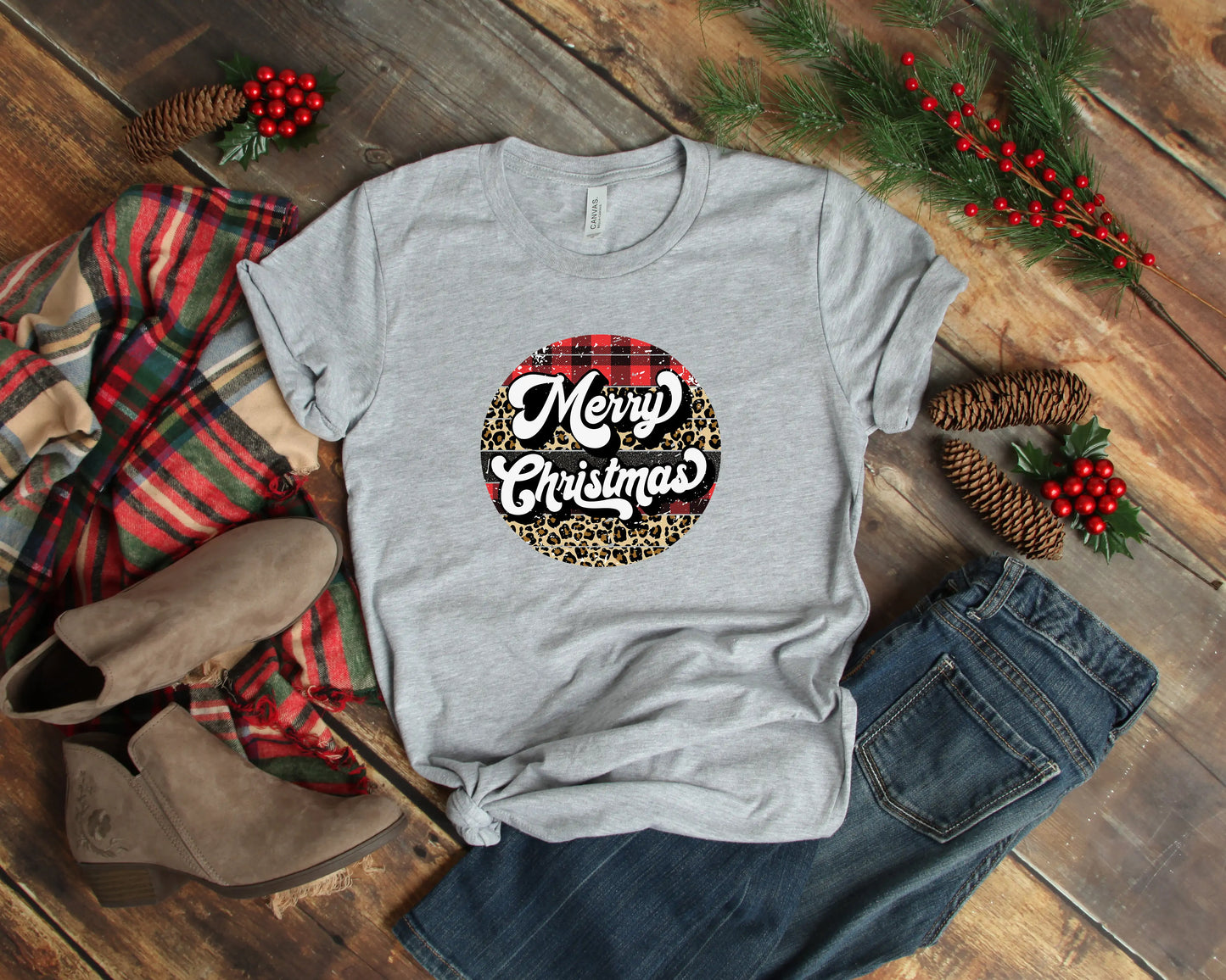 Retro Merry Christmas Shirt